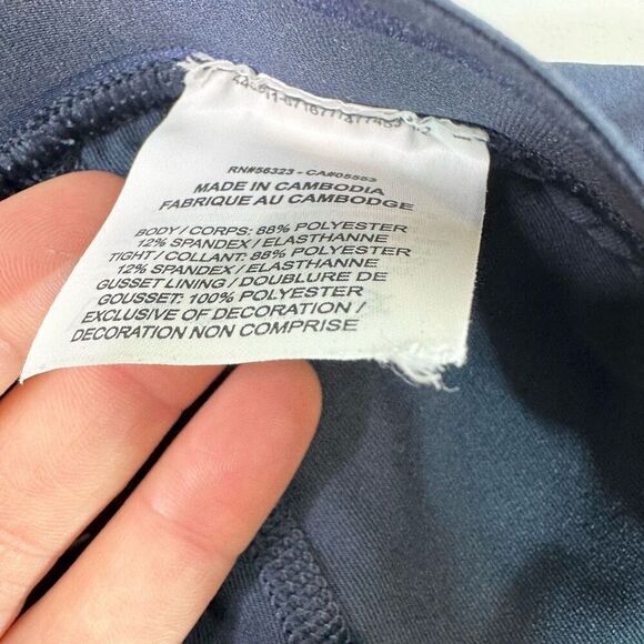 Nike Shorts Women Medium Blue Training Lined Elastic Waist Tempo Pull On Running - Picture 5 of 10